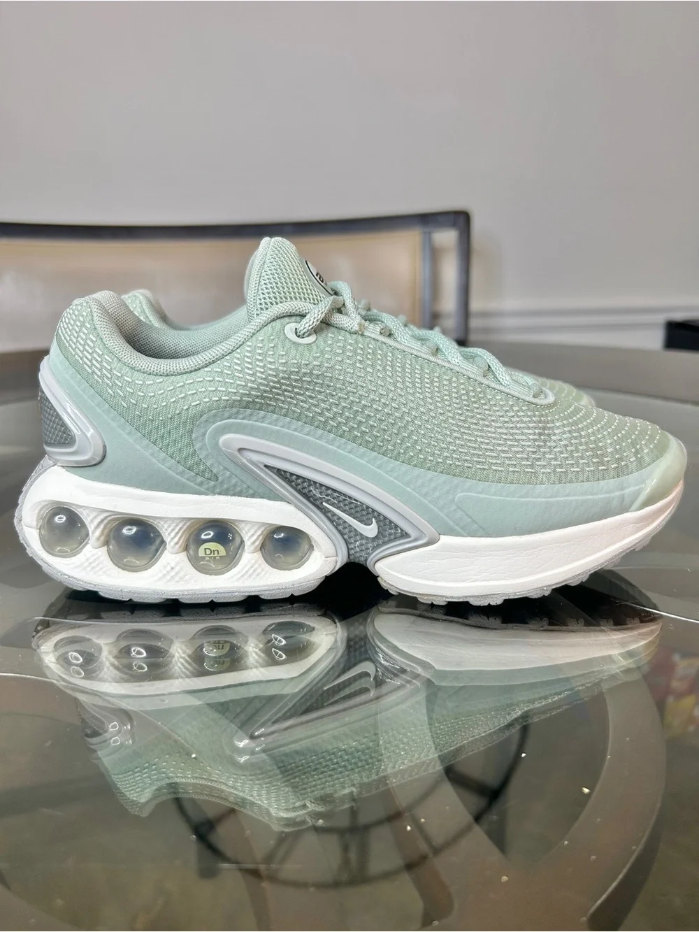 Nike Air Max Dn All Day Mint Foam Light Orewood Brown Womens Size 7.5 HJ9636-001
